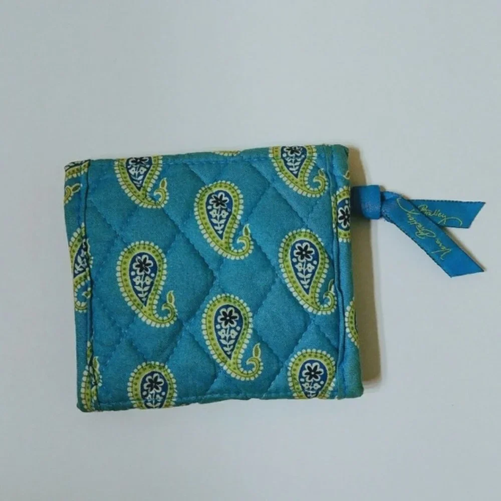 Vera Bradley blue and green wallet